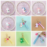 Cartoon Keychain / Luggage Tag / Unicorn Keychain / Hello Kitty Keychain / Christmas Gift / DnD Gift