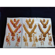 Indian necklace accessories Set - complete Indian choker - Indian bridal jewelry - Indian wedding