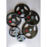 Plate Weight Rubber Dumbell Barbell Weight Plate BM 2.5 KG - 10 KG