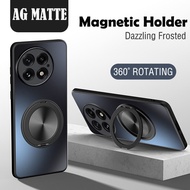 For Oneplus 13 13R 12 12R 11R Case Hard Matte Ring Magnetic Protective Back Cover Case For Oneplus 1