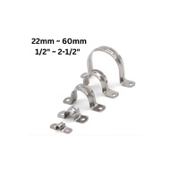 SS SADDLE PIPE 22MM ~ 60MM