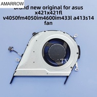 Original Laptop CPU Cooler Fan for ASUS X421 FL/FA V4050F M4050I M4600I M433L A413 S14 Heatsink Cool
