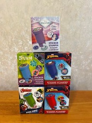 貼紙印章機 貼紙機Disney Frozen, Stitch, Spider-Man, and Avengers Sticker Stampers