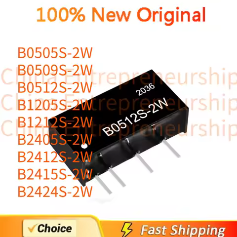 5 PCS B0505S-2W B0509S-2W B0512S-2W B1205S-2W B1212S-2W B2405S-2W B2412S-2W B2415S-2W B2424S-2W 100%