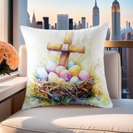 New Easter Creative Design Pillowcase 17.72*17.72 inches
