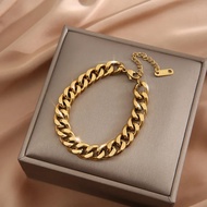 Gelang Tangan Titanium Wanita Model Retro