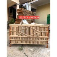 Jumbo 7.7 Disassembled Bamboo Chicken Coop