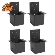 4 Pcs Pergola Brackets 4x4in ( Actual 3.6 "X 3.6") Rafter Post Brackets Pergola Kit, Gazebo Brackets