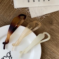 1Pcs Matte Banana Hair Clip New Fashion Girls Women Plastic Hairpins Banana Clips Pearl Barrettes Ha