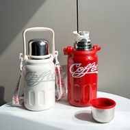 800ml stainless steel thermos bottle with handle