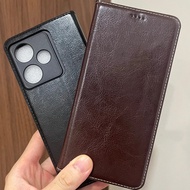 Magnetic Genuine Leather Skin Flip Wallet Phone Case Cover On For Realmi Realme GT Neo 2 3T 5 6 6T 7
