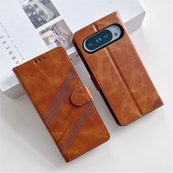 Business Retro Card Slot Flip Leather Phone Case for Google Pixel 10 9 Pro XL 10A 9A 8A Shockproof K