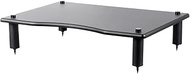 Monolith 124795 Amplifier/Component Stand, 23.8 x 16.7 x 4.7 Compatible with Bose, Polk, Sony, Yamaha, Pioneer &amp; Others, Black