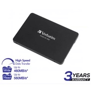 Verbatim 2.5" SSD Sata III - 256GB / 512GB