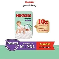 Huggies Air Soft pants L144/XL114/XXL96pcs