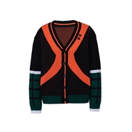 Midoriya Izuku Cardigan Knitted Sweater for My Hero Katsuki Cosplay Costume Jacket Sweater