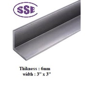 MILD STEEL ANGLE SIZE 3"X3"XT6MM