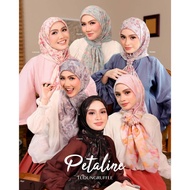 Petaline by TudungRuffle (bawal printed cotton) tudung bawal bawal cotton bawal printed