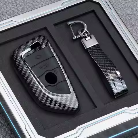 ABS Car Key Case for BMW 216i F46 X1 X2 X3 X5 X6 GT 2 5 6 7 Series 3 4 Buttons Smart Keyless Remote 