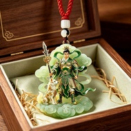Erlang Baoshun New Chinese Style Erlang God Zhenjun Alloy Pendant Three-Dimensional Embossed Peace A