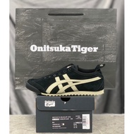 Onitsuka Slip On Suede Black White Shoes