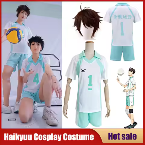 Hot Anime Haikyuu Cosplay Costume Oikawa Tooru High School Student Uniform Volleyball Club Jerseys S