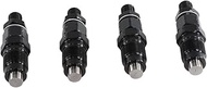 4/Pcs Diesel Fuel Injectors Compatible for Mazda Bravo WL WLT Compatible for Ford Courier 2.5L WL-T 