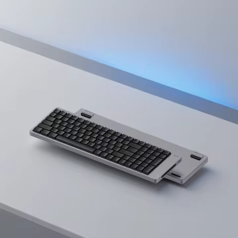 LOFREE Flow2 Mechanical Keyboard Business Office Wireless Bluetooth Wired Quiet&Gentle Sound Compati