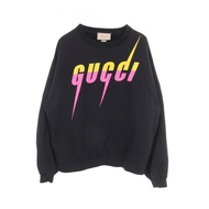 【二手】Gucci GUCCI 刀鋒印花衛衣 715919 純棉連帽衫/衛衣 男士二手 A