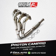 OBX Racing Stainless Steel Extractor 421 Proton Campro Non CPS Persona VVT Saga VVT