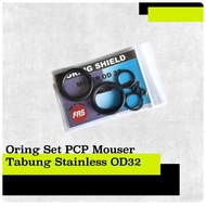Oring Sil set pcp Mouser tabung stainless OD32 - Sil set pcp