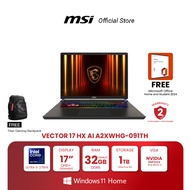 MSI NOTEBOOK VECTOR 17 HX AI A2XWHG-091TH | 17" QHD+ | Intel Core Ultra 9 275HX | NVIDIA GeForce RT