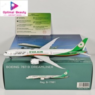 NG Models 55142 1: 400 EVA Air B787-9 B-17881 Alloy Airplane Model