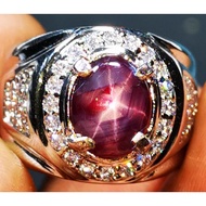 BATU PERMATA RED RUBY STAR BURMA STAR TAJAM TERMEWAH SUPER MEWAH HQ ASLI NATURAL