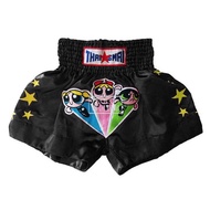 【Ready Stock】 Thaismai Muay Thai Shorts Kweichow Moutai Little Girl Adult and Children Cute Blue Box