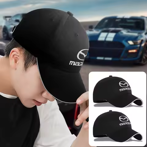 Car Logo Baseball Cap Outdoor Sports Sun Hat Gift Car Accessories For Mazda 3 5 6 CX-3 CX-4 CX-5 CX-