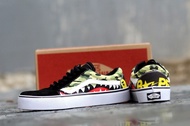 Sepatu pria vans old school bape shark