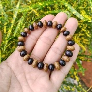 GELANG KAYU TERAS GEMUNGGAL@REMUNGGAL HITAM + KAYU REMUNGGAL EMAS