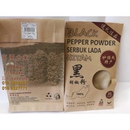 (BLACK COURSE) 100% Pure Sarawak Black Pepper Course/Kasar Lada Hitam Sarawak/砂拉越黑胡椒粗粉 100g±-