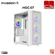Invasion M-ATX M-Tower Casing with ARGB Fan - MGC-07 (Black/White) AURORA FAN