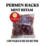 HALAL ORIGINAL HACKS CANDY REPACK [1 PACK CONTAINS 50 PACKS] | BLACK MINT HACKS | HACKS MINT CANDY |