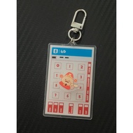 New Year 4D Toto Spinner Keychain Lucky Number | Fidget Toy | Portable Good Luck Charm