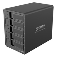 ORICO Tool Free Aluminum USB 3.0 5 Bay 3.5-inch SATA Hard Drive Enclosure Support 5X 6TB Drive Black