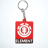 Element skate board Rubber Keychain Skateboard