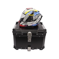 Top Box for Motorcycle Tail Boxes 55L Aluminium Motorcycle Accessories Trunk Motorbike Top Case Rear