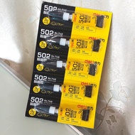 502 得力 強力膠水 萬能膠 透明膠 super glue aa膠 金屬 陶瓷 木頭 皮革 修鞋 玻璃 metal chinaware shoe leather glass stick