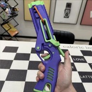 3D列印蘿蔔海盜槍爆款3D蘿蔔皮筋可發射軟彈槍解壓神器模型玩具跨