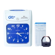 เครื่องตอกบัตร เครื่องตอกเวลา Office Plus รุ่น S-1 [รับประกันศูนย์ 2 ปี] แถมฟรี! บัตรตอก 100 ใบ + ผ้