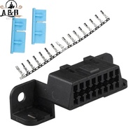 [A&B] OBD2 16Pin Connector OBD2 OBD 2 16Pin Female Angle Connector OBD Female Wire Soets OBDII Conne