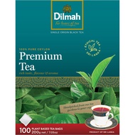 Dilmah Tea Premium Quality 100% Pure Ceylon Tea 100 Tea Bags มีให้เลือกแบบซอง individually wrapped